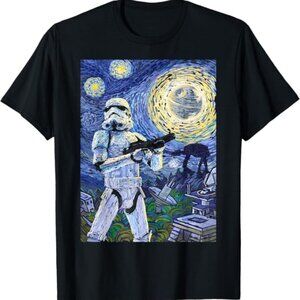 Star Wars Stormtrooper Starry Night Graphic T-Shirt